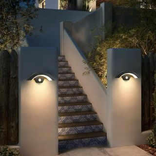 Comely 2 Applique LED Parete Nero Bianco
