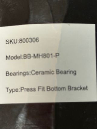 Pedalier BUCKLOS BB86/92 Cerámico