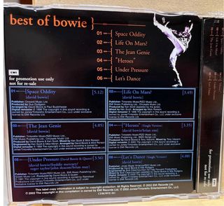CD David Bowie Best Of Bowie Sampler