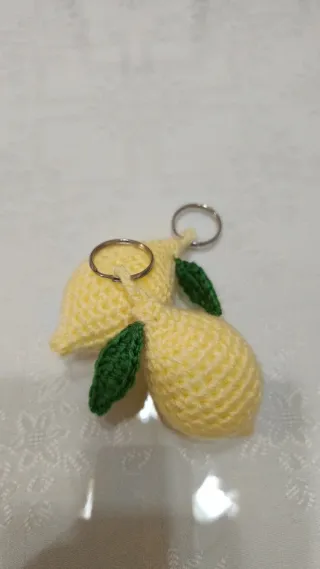 Llavero Limón Crochet