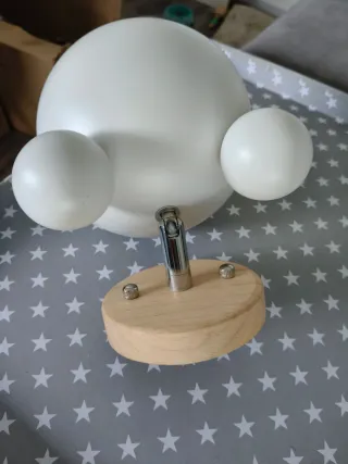 Aplique Mouse E27 20 cm blanco