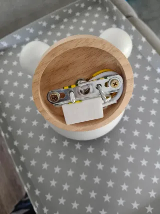 Aplique Mouse E27 20 cm blanco