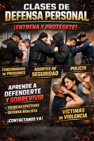 CLASES DE DEFENSA PERSONAL REALISTA
