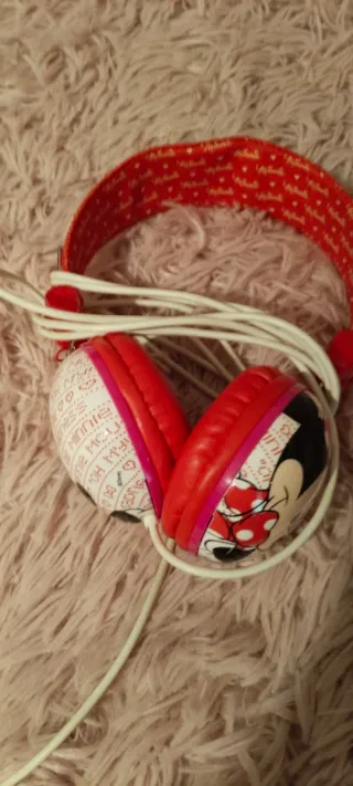 Auriculares Disney Minnie Mouse Rojos