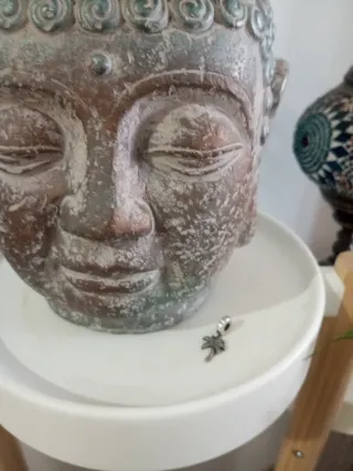 Colgante Palmera Plata