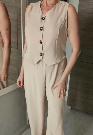 Completo 2 pezzi: pantaloni e gilet