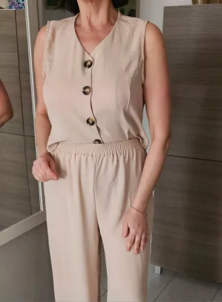 Completo 2 pezzi: pantaloni e gilet