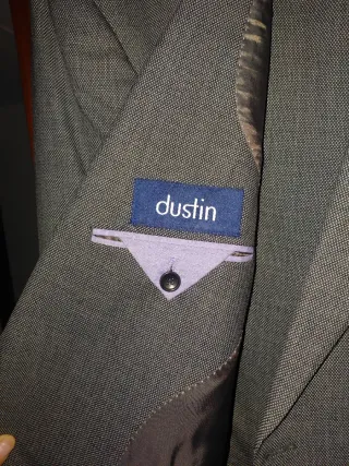 Traje DUSTIN Corte Inglés Talla 66 Gris Nuevo