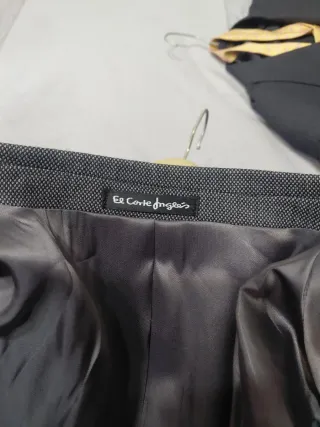 Traje DUSTIN Corte Inglés Talla 66 Gris Nuevo