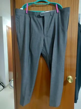 Traje DUSTIN Corte Inglés Talla 66 Gris Nuevo