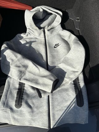 Sudadera Niño Nike Tech Gris Talla L