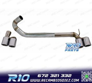 KIT ESCAPE BMW F30 F31 LOOK M3 COLAS DOBLES AMBOS LADOS