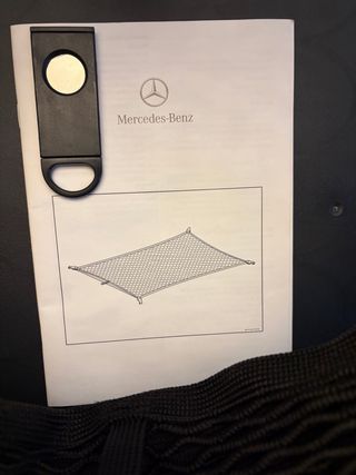 Red y caja portaobjetos original mercedes