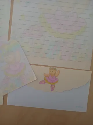 Lote cartas y sobres ballet perfumados