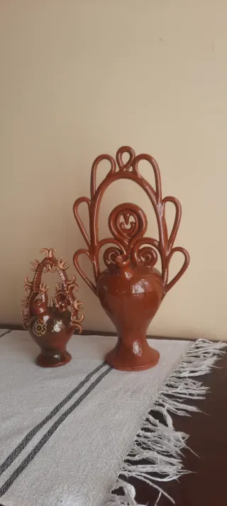 Cántaros cerámica. Colección.