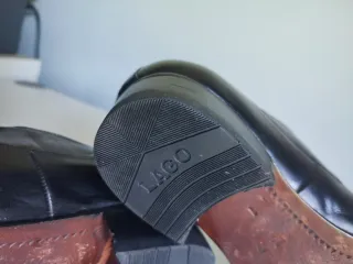 Zapatos de piel negros Talla 41
