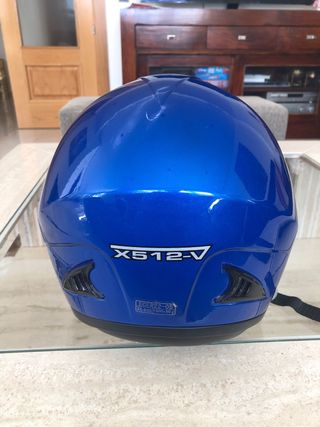 Casco Nitro Azul con Visera
