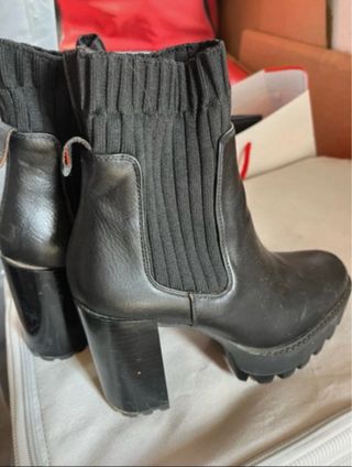 Botas Bershka Negras Talla 38