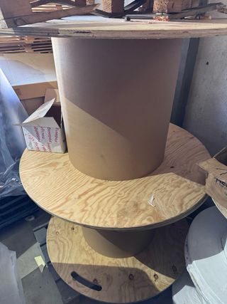 MESAS 5 personas BOBINAS NUEVAS MADERA CHILLPALET