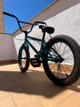 Bici BMX 18 Freestyle Verde Turquesa