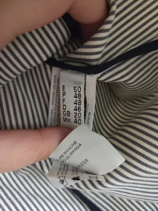 Chaqueta Punto Roma Rayas Talla 50