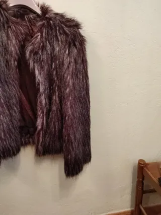 Chaqueta Piel Sintética Artesanal Talla Única