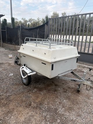 Remolque Carro para Perros Beige
