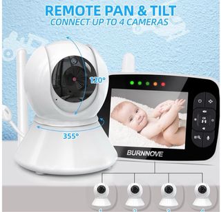 Cámara Vigilancia Burnnove con Monitor