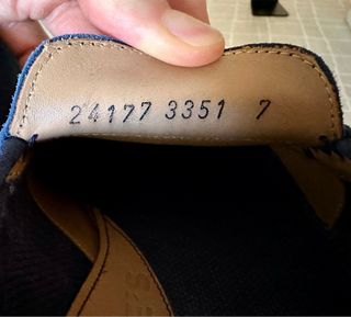 Mocasines George's ante azul talla 41