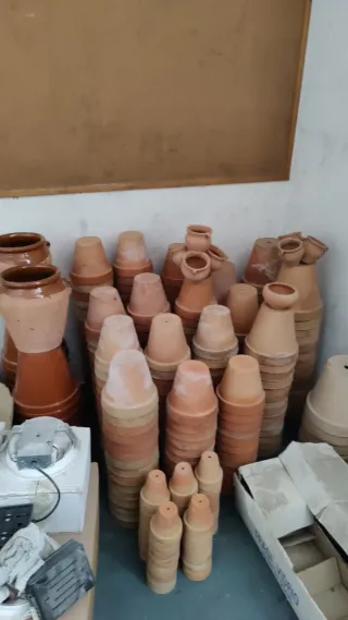 Lote Macetas Terracota Resto Tienda