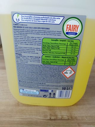 Garrafa Lavavajillas Fairy Profesional 10L
