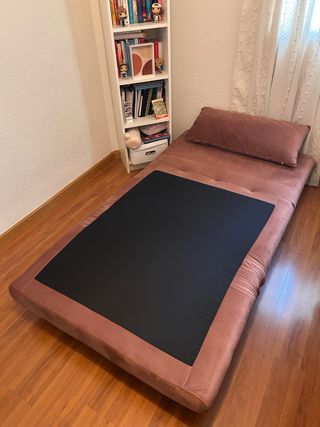 Sofá Cama NIO 1 Plaza Rosa Maisons Du Monde