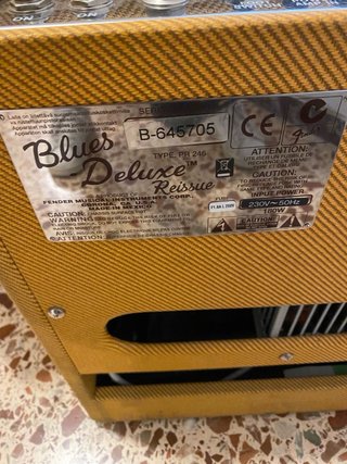 Amplificador Fender Blues Deluxe Reissue