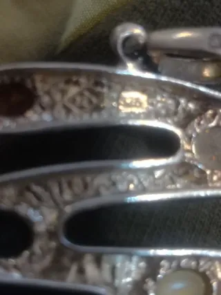 Ciondolo Argento e Ambra Serpente