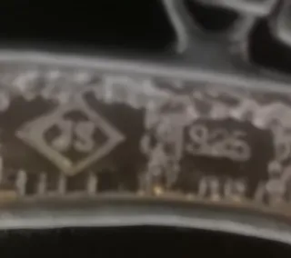 Ciondolo Argento e Ambra Serpente