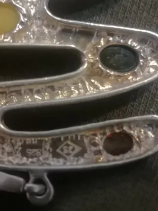 Ciondolo Argento e Ambra Serpente