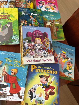 Coleccion 10 mini libros de Disney en ingles