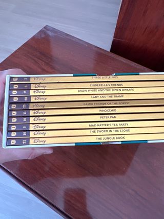 Coleccion 10 mini libros de Disney en ingles