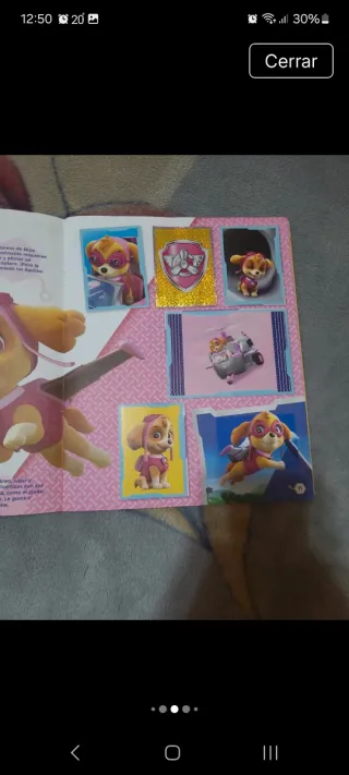 Álbum de Cromos Patrulla Canina Panini