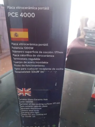 Placa de inducción Orbegozo