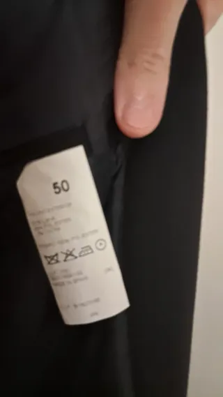 Traje negro