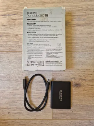 SSD Portátil Samsung T5 2TB