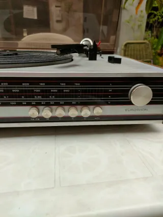 Giradischi EUROPHON anni '70 marrone