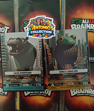 2 Carte Cacto Ippopotand e Boneca Ambalabd