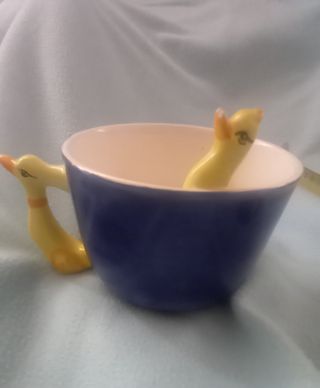 Tazza da colazione decorazione papere