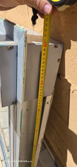 Ventana de aluminio corredera