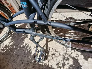 Bicicleta BTwin Elops 1 Negra Paseo City Bike