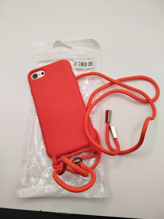 Funda iPhone 7/8 G con cordón rojo Nueva