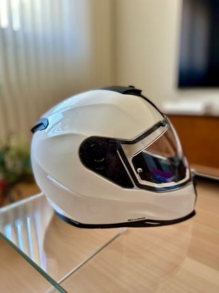 Casco Moto NEXX SX100 Talla XS Blanco