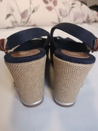 Sandalias U.S. Polo Assn. Cuña Azul